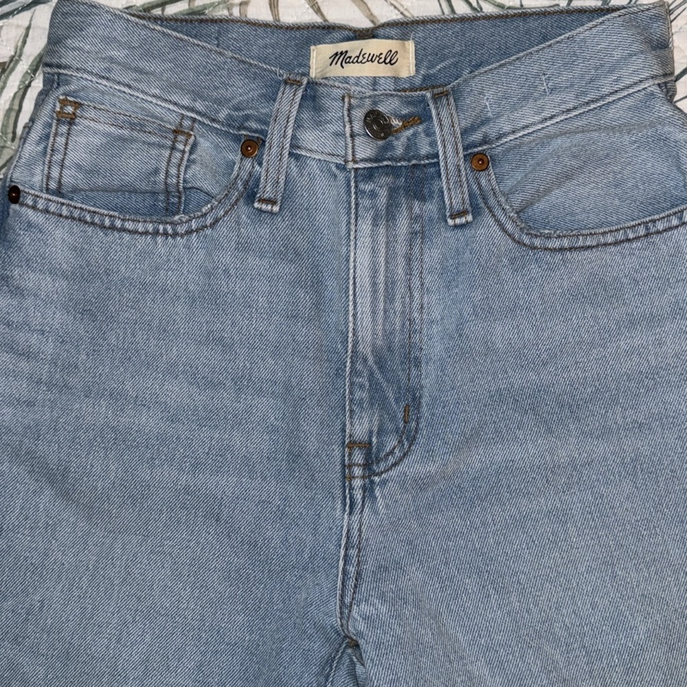 Madewell Baggy Straight Jeans in Berteau Wash Size 23 NWT - Picture 4 of 12